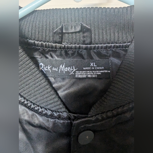 Rick And Morty Graphic Bomber Jacket black size XL - Picture 5 of 15